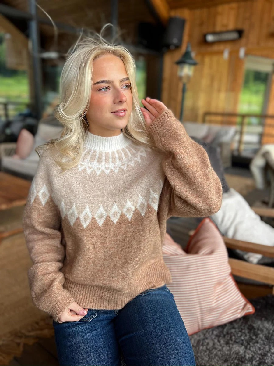 Annie Round Neck With Pattern