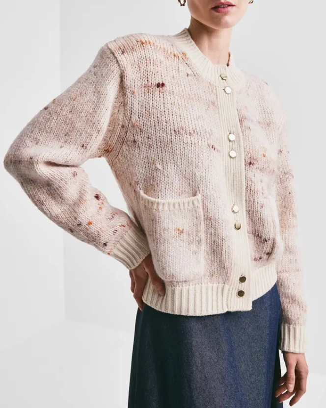Melange Knit Jacket