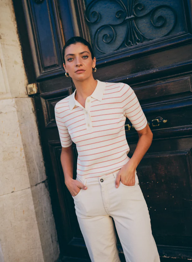 MMCaliz Stripe SS Knit