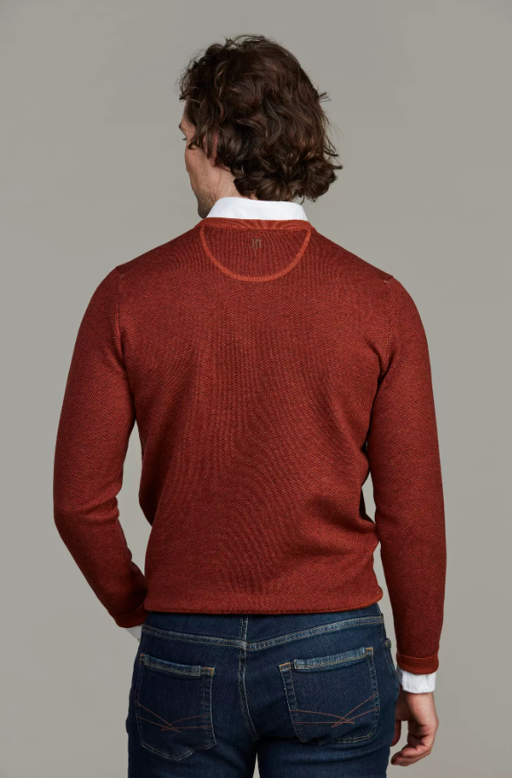 2Tone herringbone knit