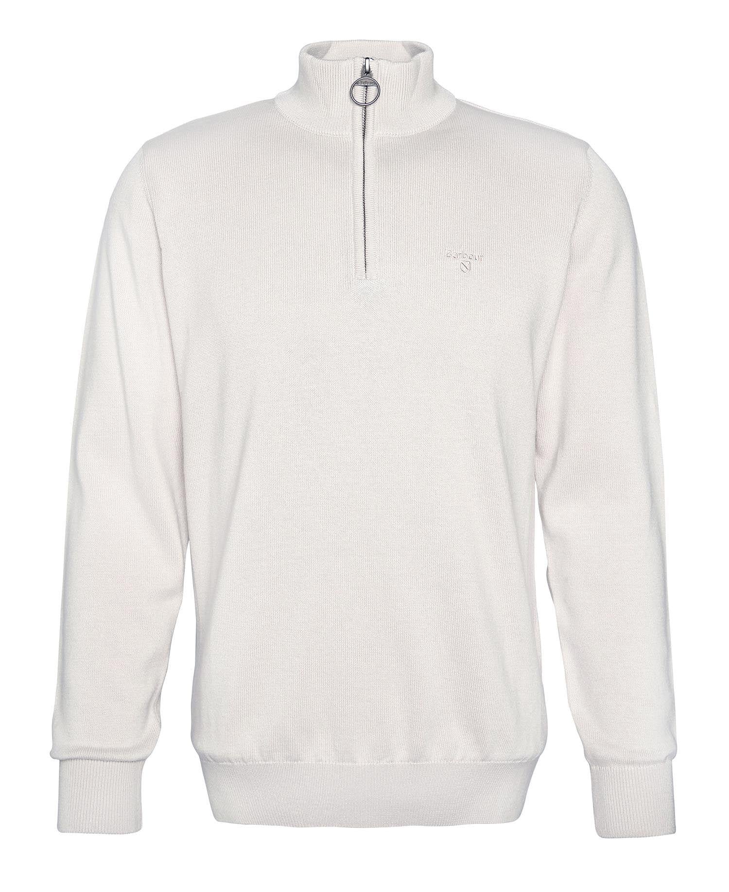 Cotton half zip