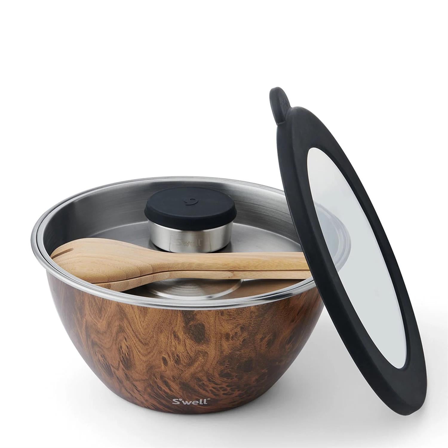 Salad Bowl Kit XL 184 OZ - Teakwood