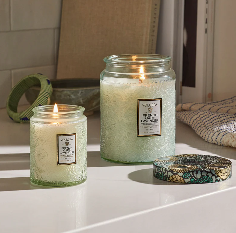 Large Jar Candle, French Cade Lavender