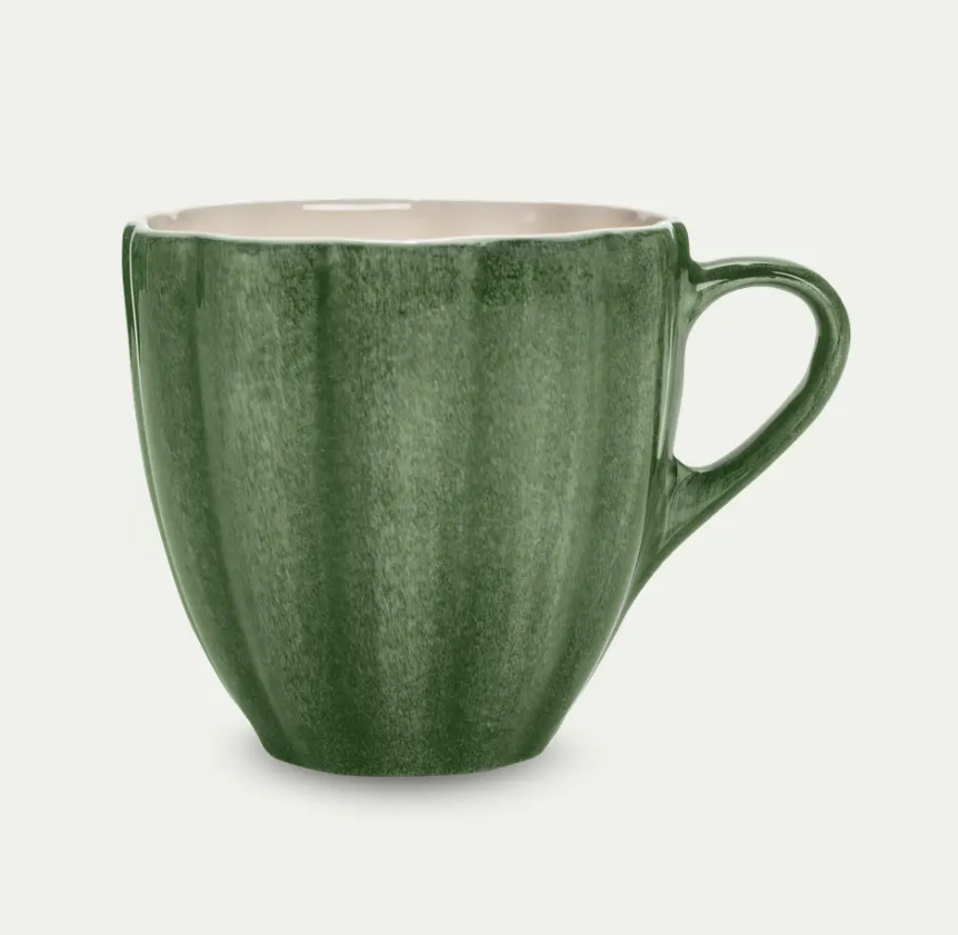 Oyster Mug 60cl, forest green