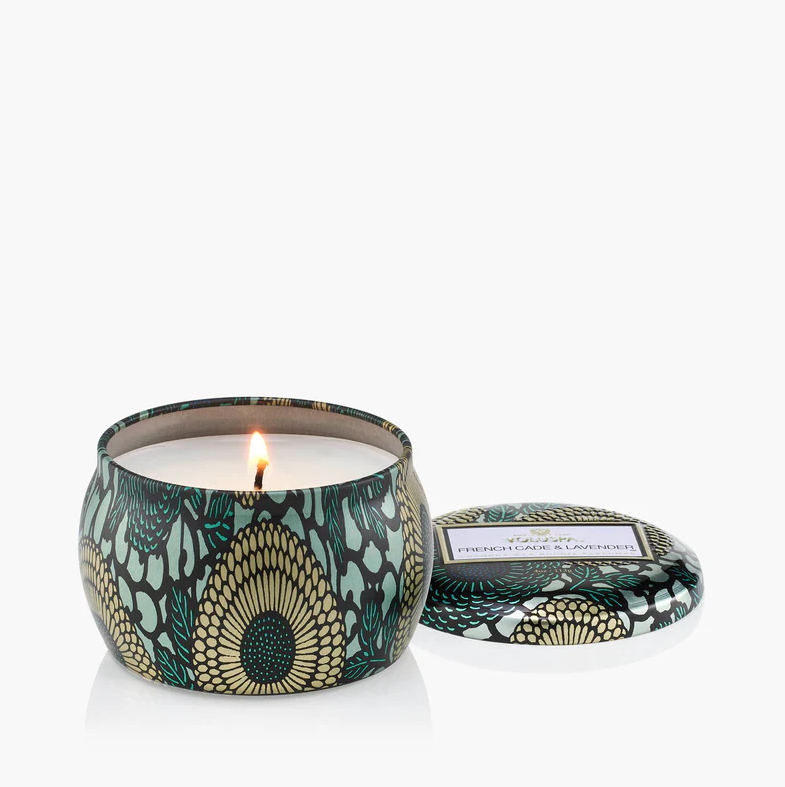 Mini tin candle, French Cade Lavender