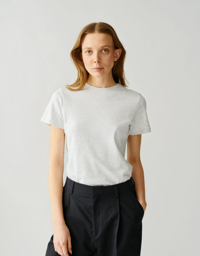 Roundneck Cotton Jersey Tee