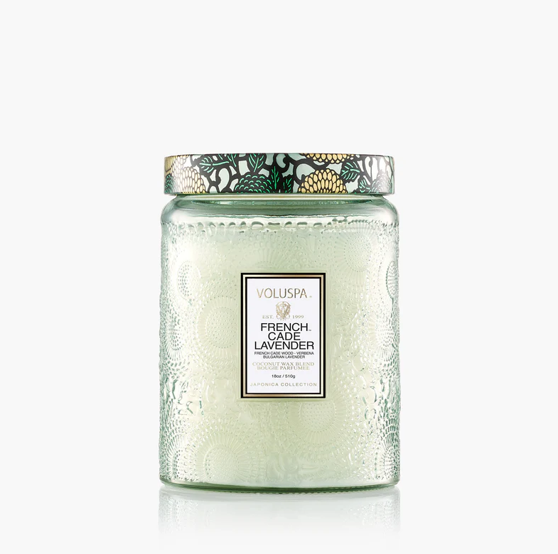 Large Jar Candle, French Cade Lavender