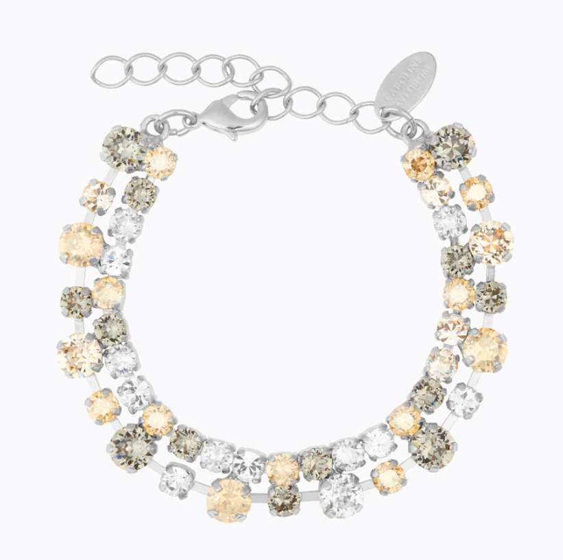 Mini Pomona Bracelet Rhodium