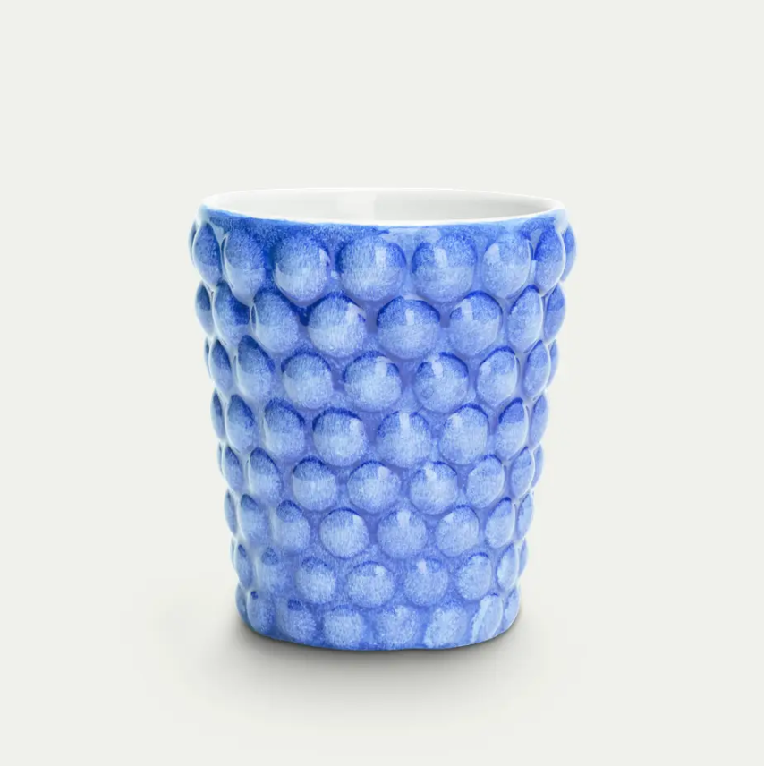 Bubbles Mug 8cm, light blue