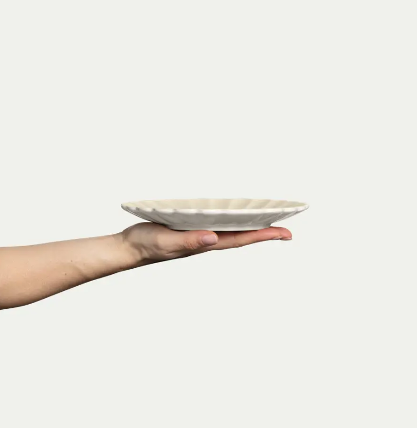 Oyster Tallerken 20cm, Sand