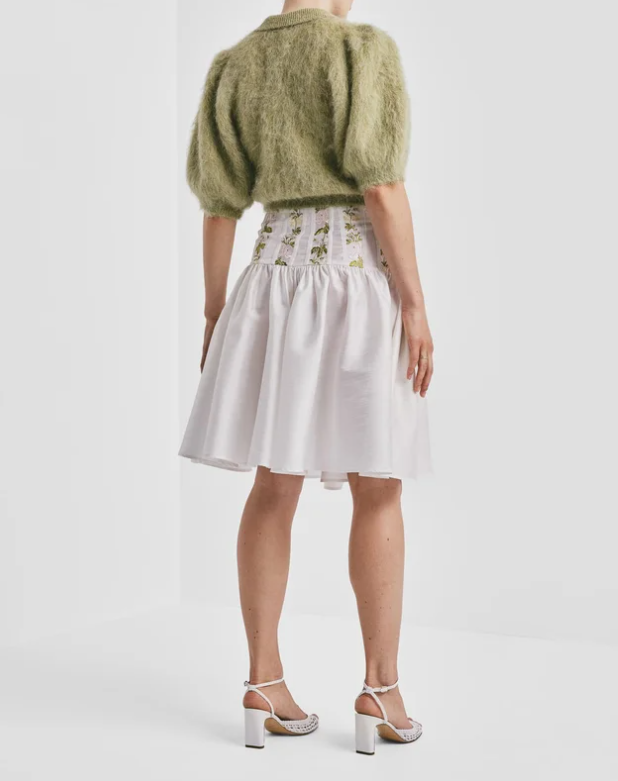 Hairy Knit Puffed Jacket