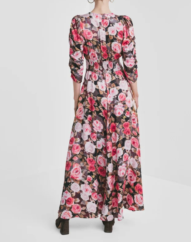 Satin button-down Dress