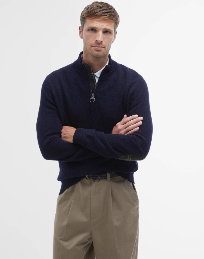 Holden Half Zip knitted jumper