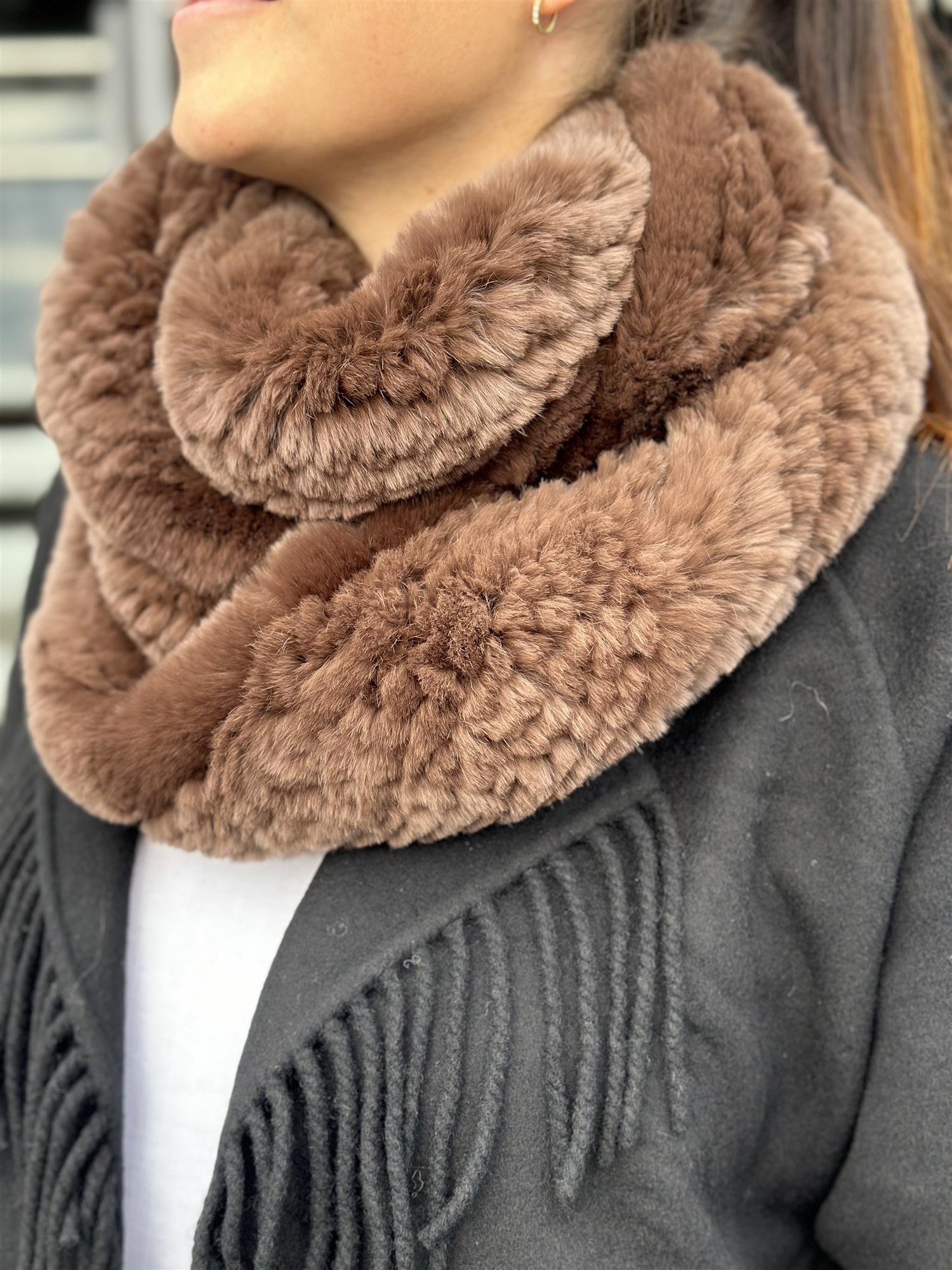 REX skjerf chinchilla