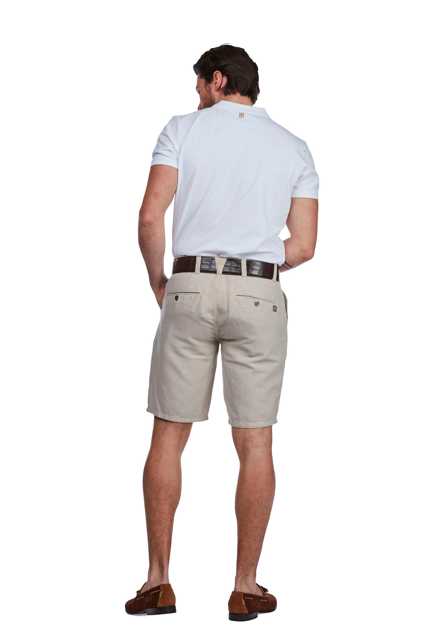 Classic linen shorts