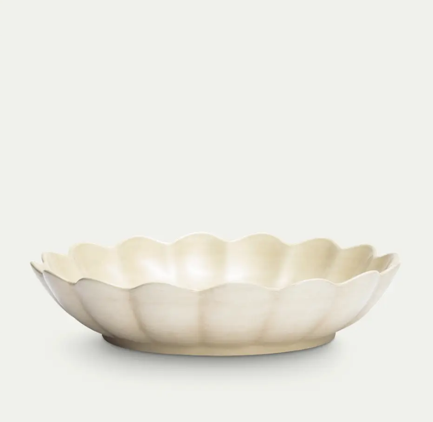 Oyster Skål 31cm, Sand
