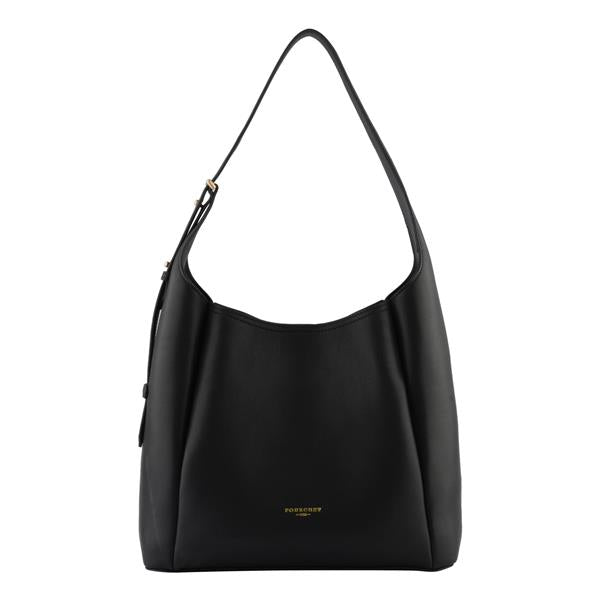 Cowhide leather shoulder bag large size