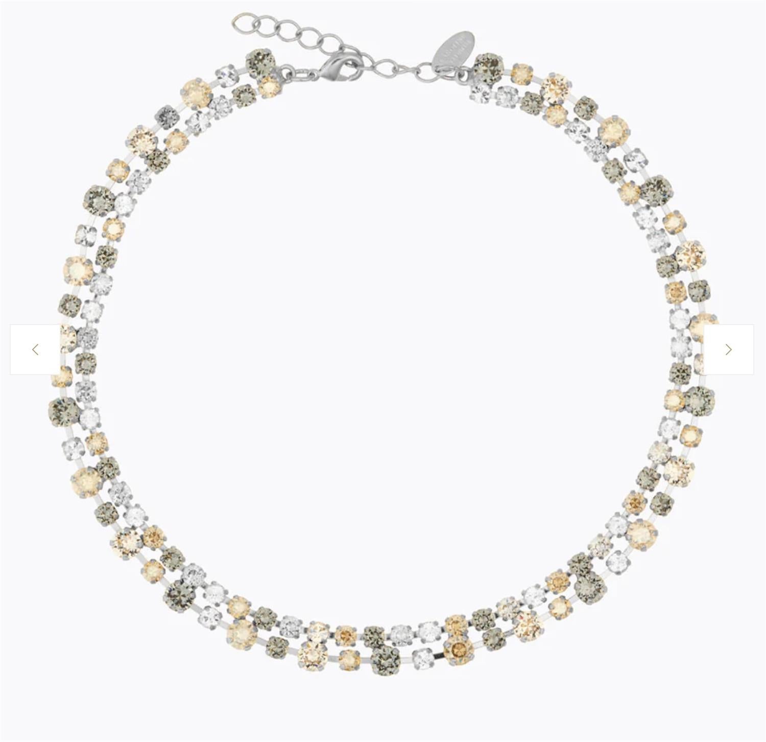 Mini Pomona Necklace Rhodium