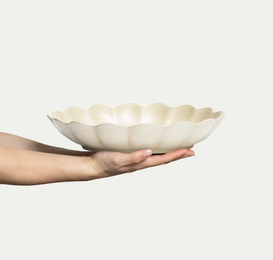 Oyster Skål 31cm, Sand
