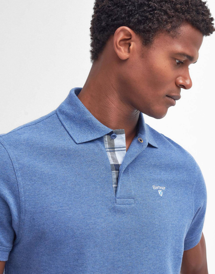 Tartan pique Polo Shirt
