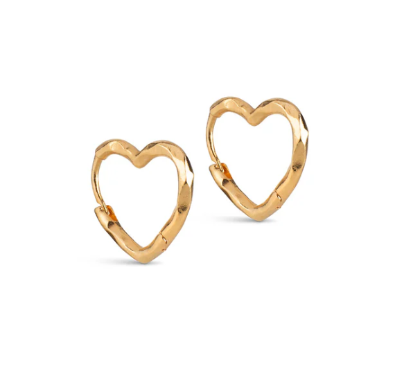 Hoops, organic heart small