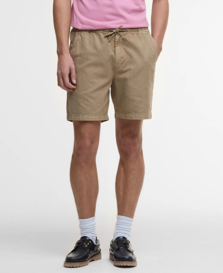 Washed Oxford relaxed Shorts