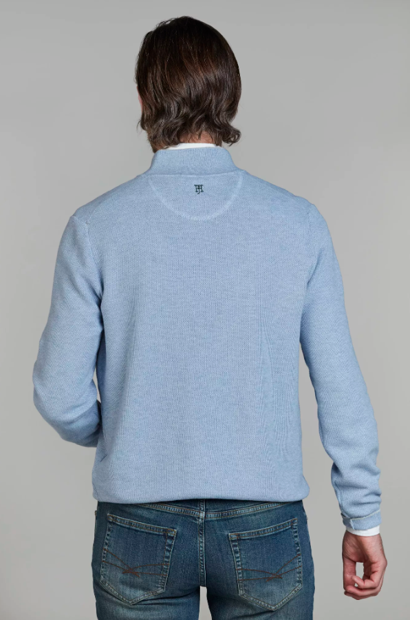 Half Zip Structure Knit