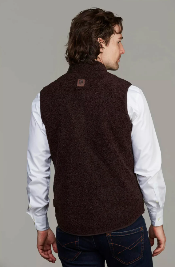 Pile fleece vest