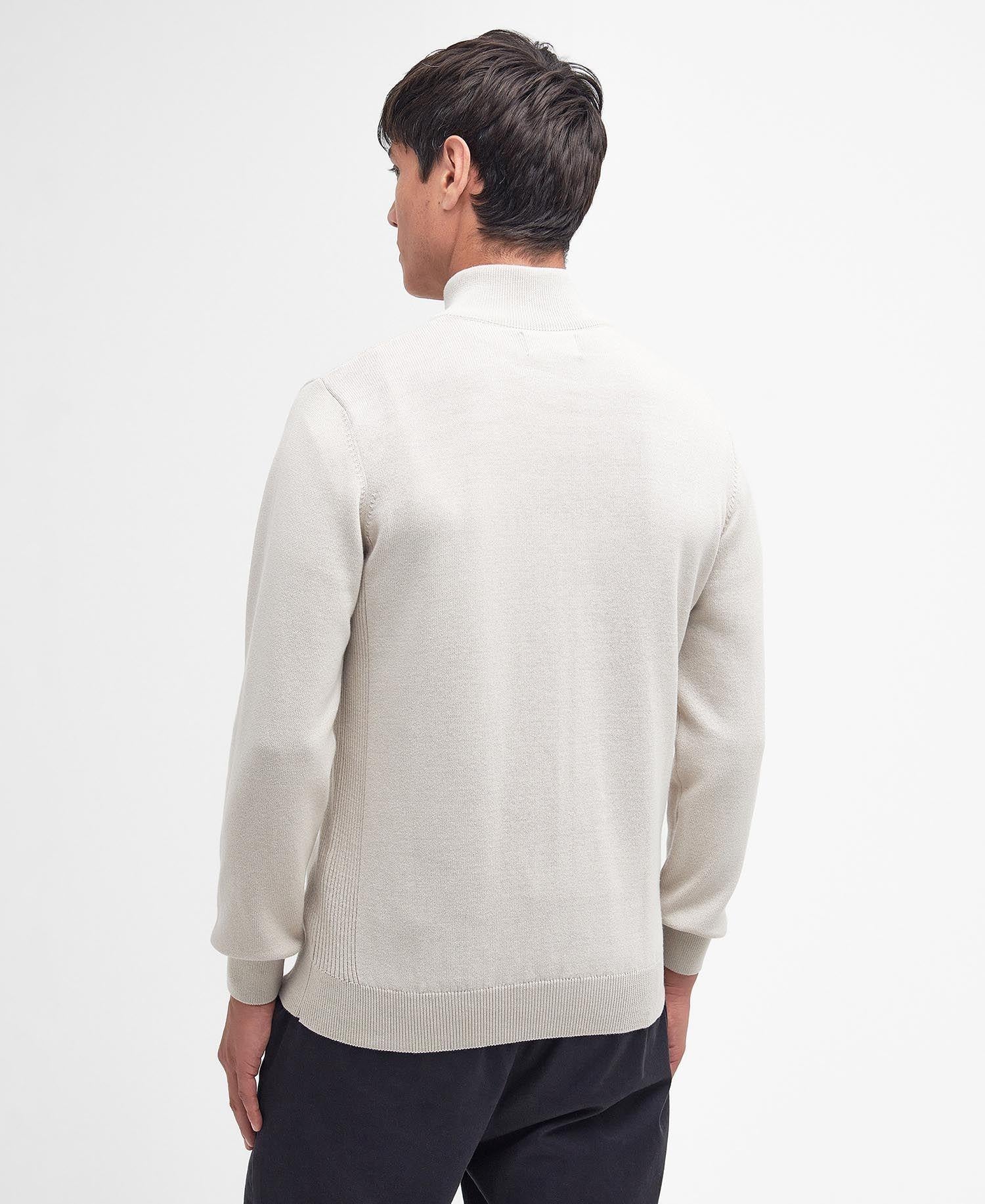 Cotton half zip