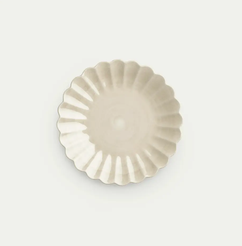 Oyster Tallerken 20cm, Sand