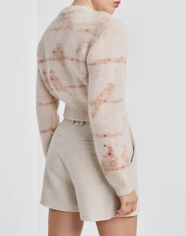 Jacquard Knit Melange