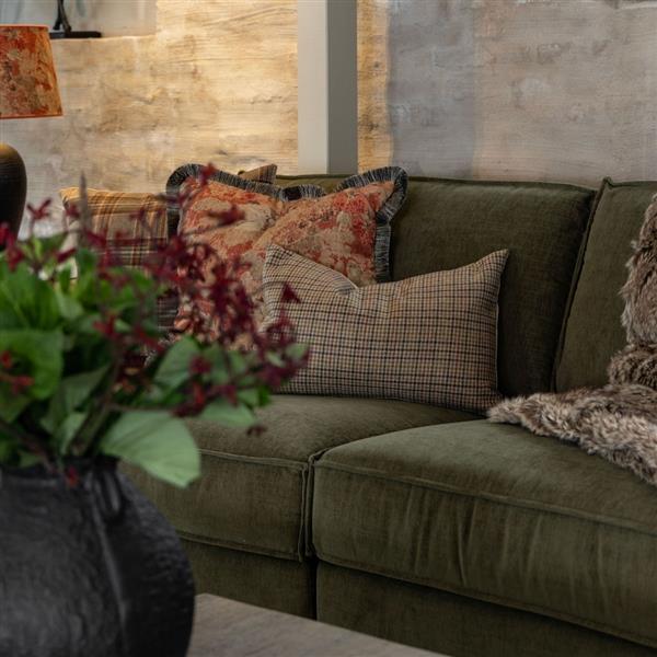 Rosewood Flower Fringe Putetrekk 50x50