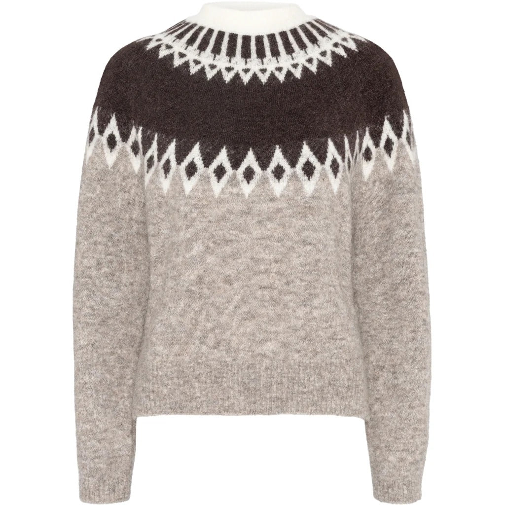 Annie Round Neck With Pattern