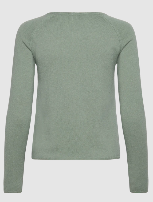 RWLaica Cashemere LS O-neck Raglan Cardigan