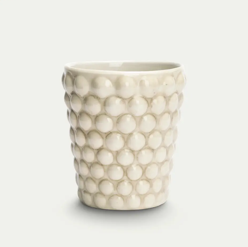Bubbles Mug 8cm, Sand