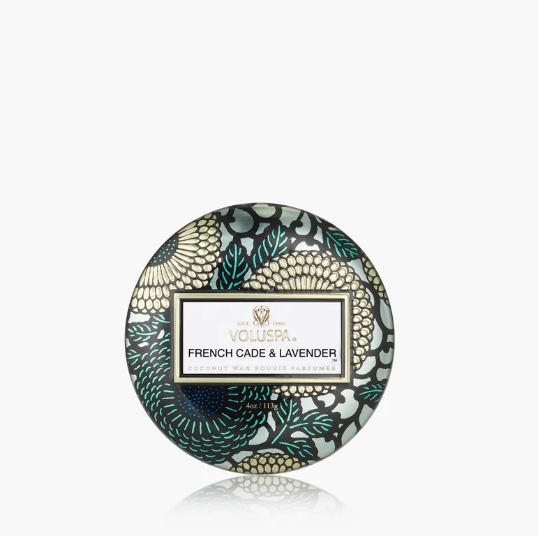 Mini tin candle, French Cade Lavender