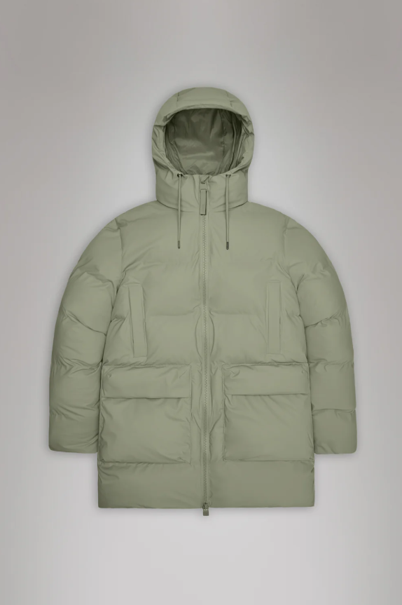 Alta unisex long puffer cargo jacket