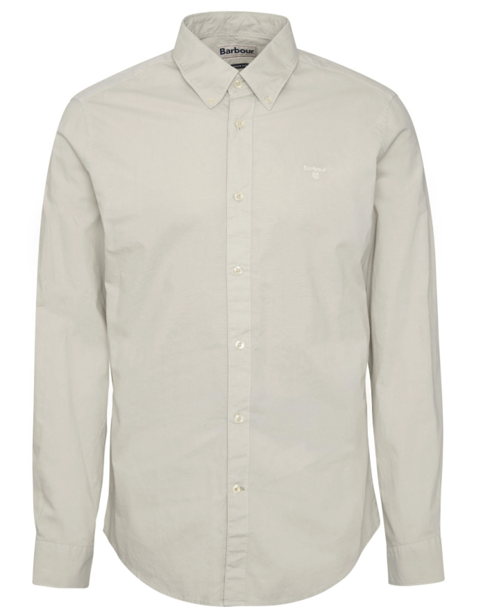 Barbour Garment Dyed Poplin Tailored Fit Shirt