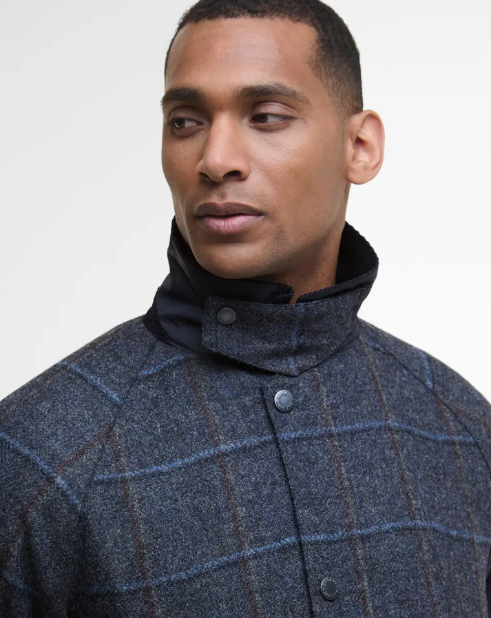Bedale check wool jacket