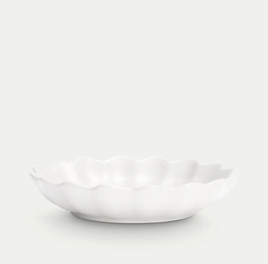 Oyster Skål 24cm, white