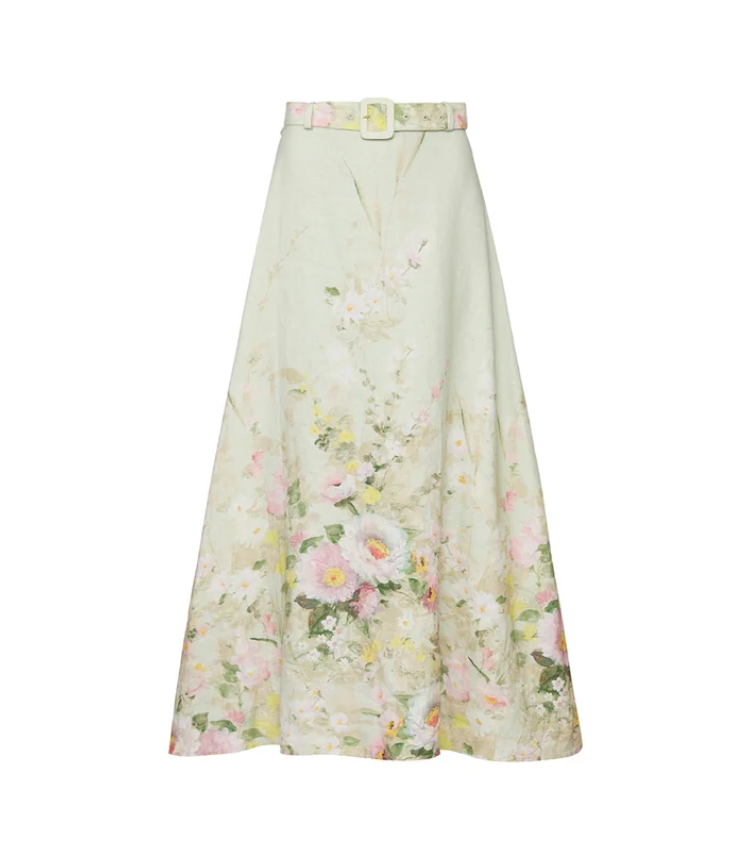 Linen Maxi Skirt