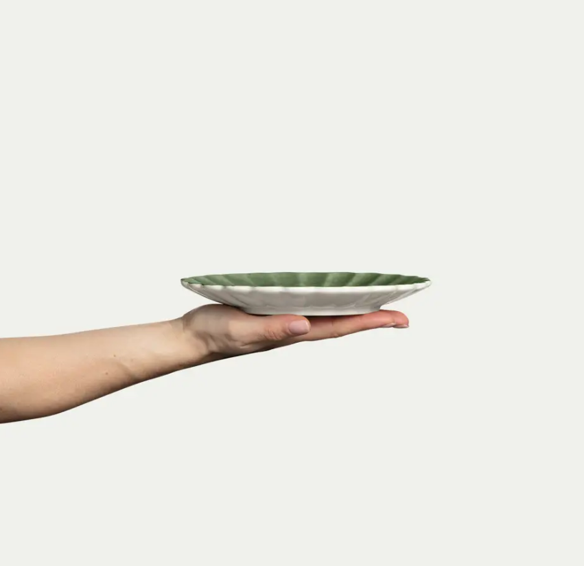 Oyster Tallerken 20cm, forest green