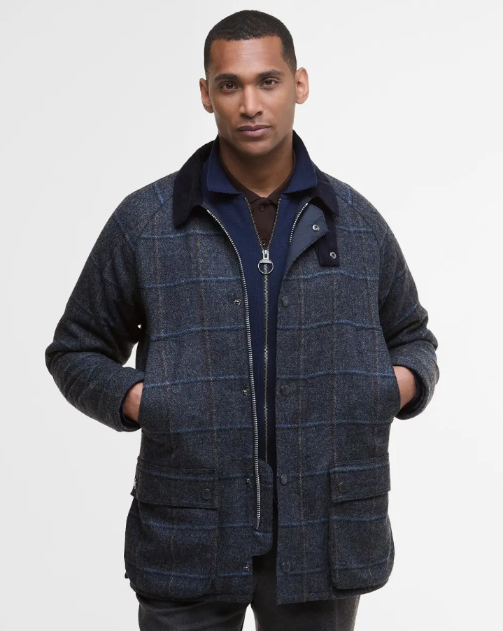 Bedale check wool jacket