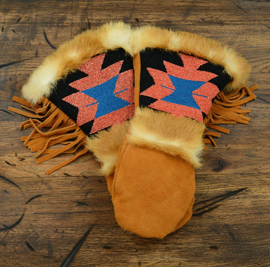 Dias Leather Mittens- M