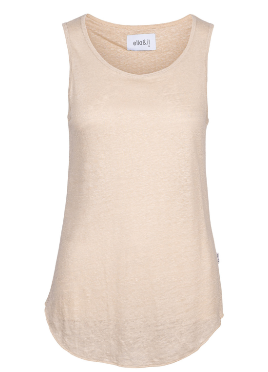 Rikke linen singlet
