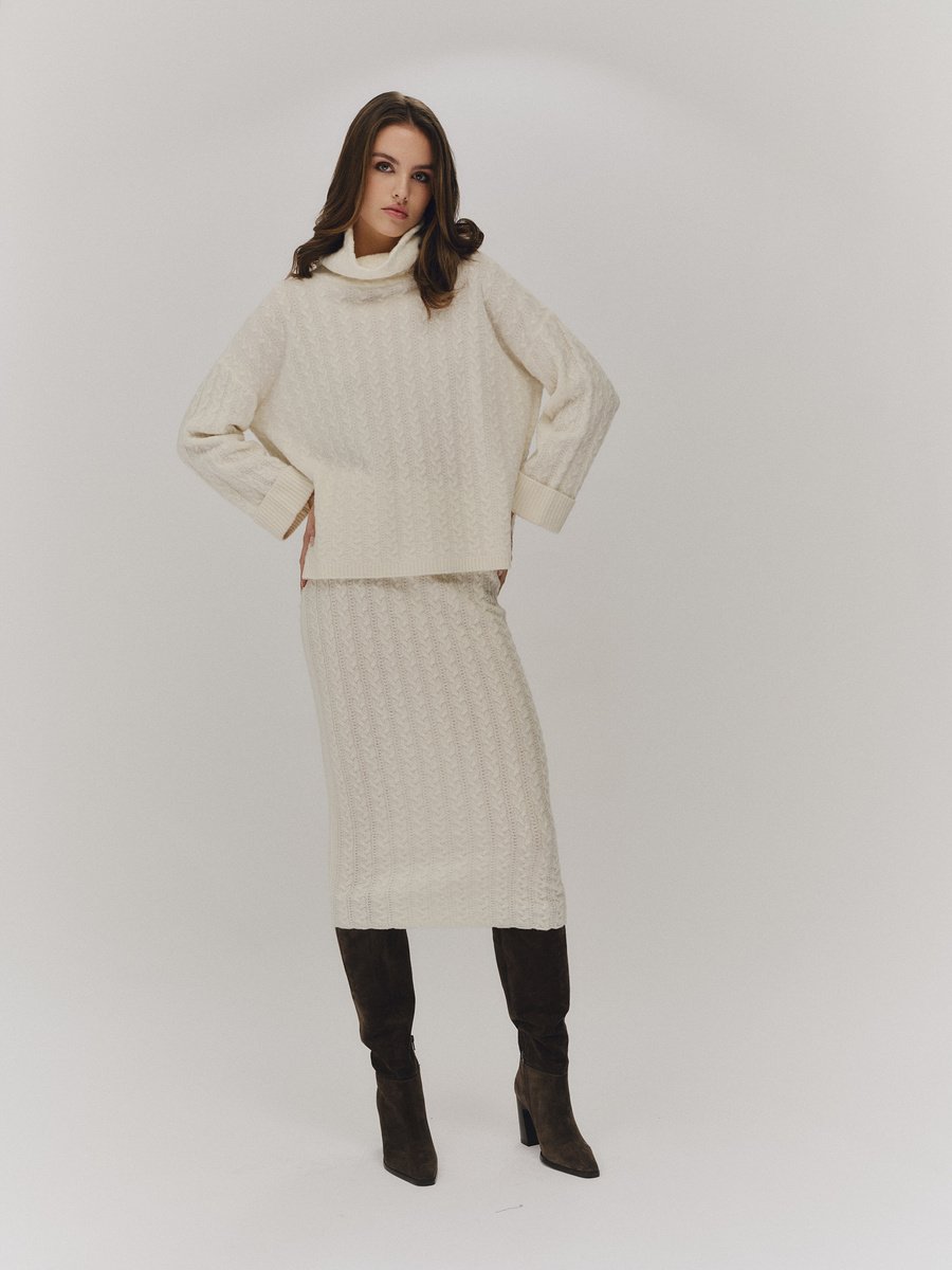 Valencia merino skirt