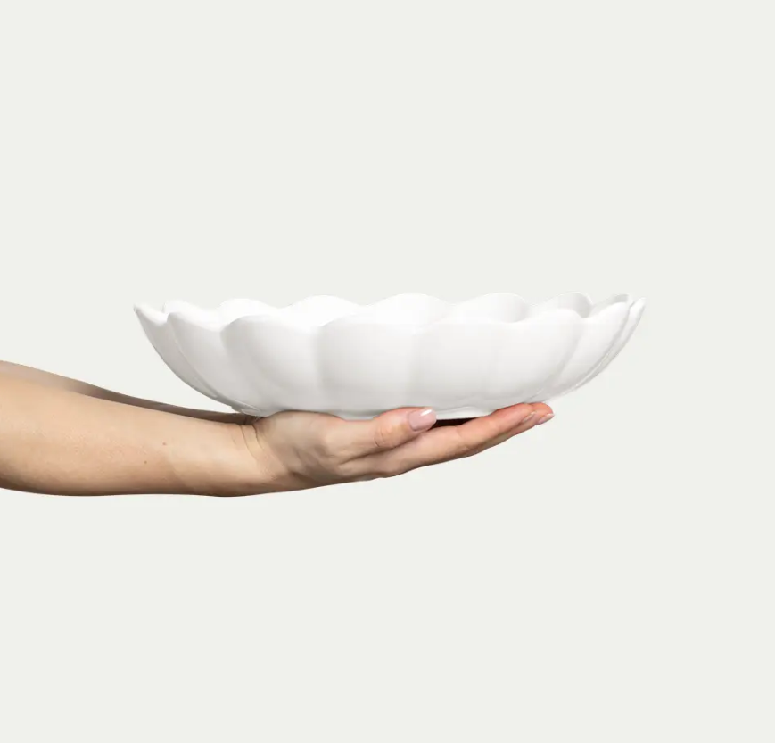 Oyster Skål 31cm, White