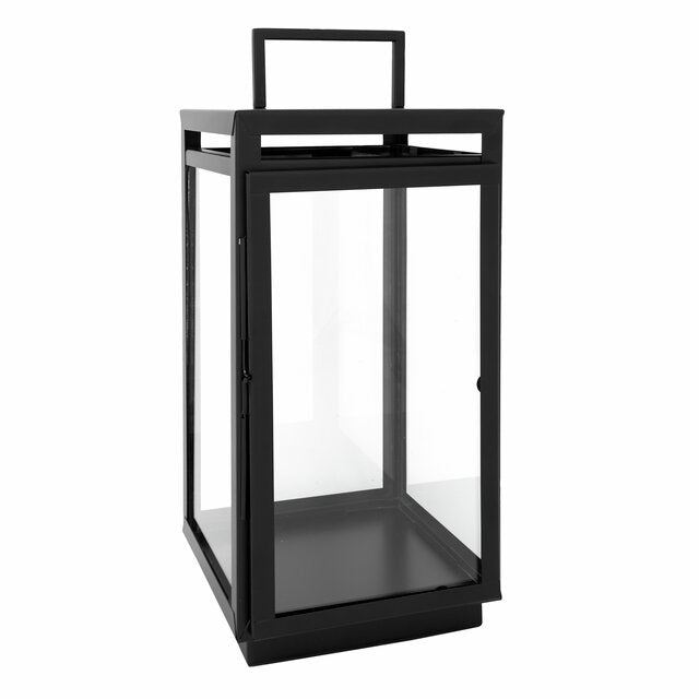 Carl - Lanterne Svart 23x23x43 Rustfritt stål
