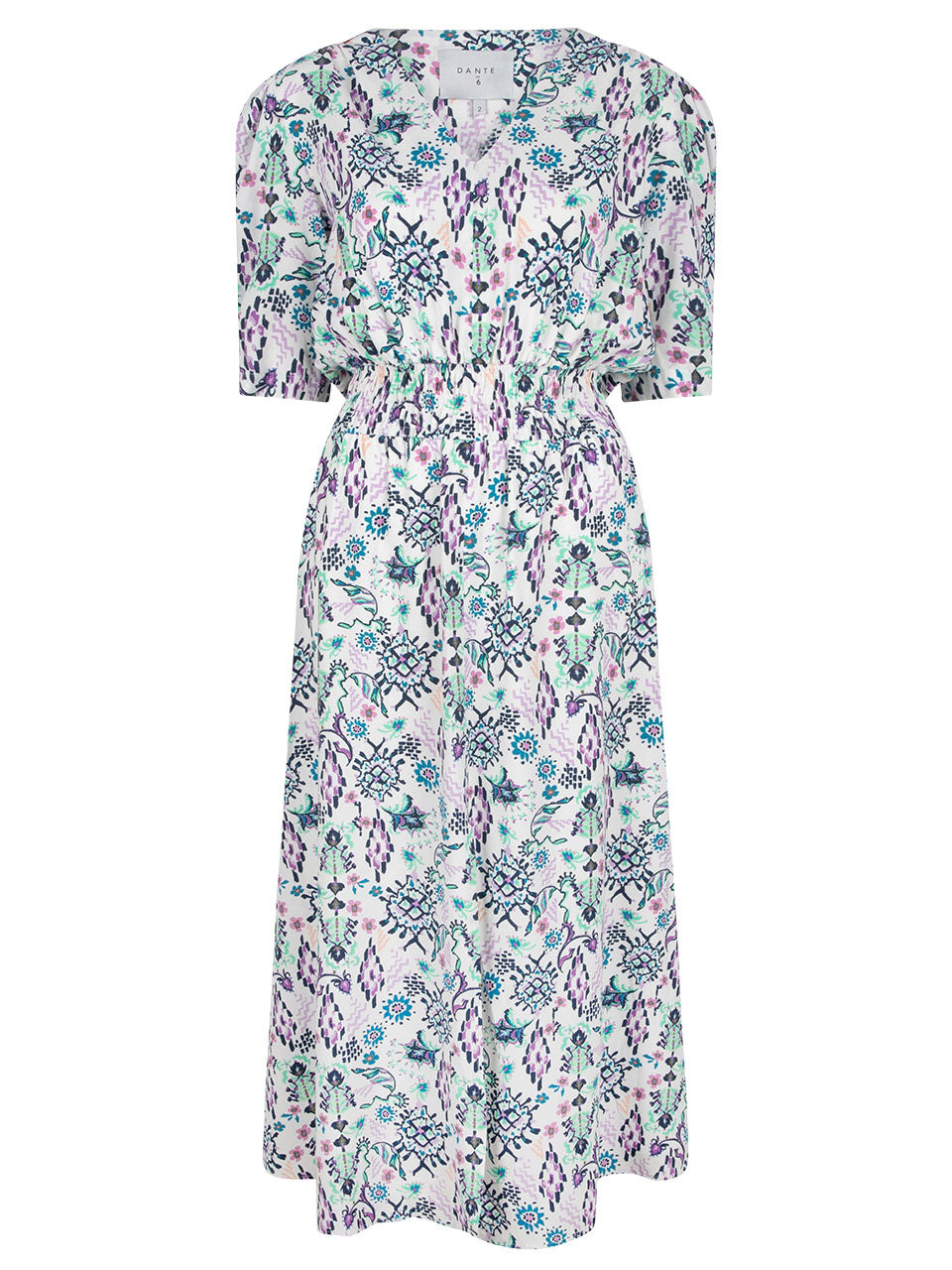 D6Chelle printed maxi dress