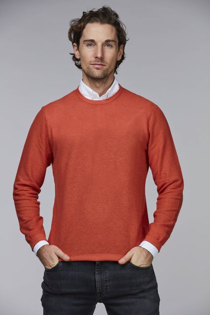 Flaxen honeycomb knit